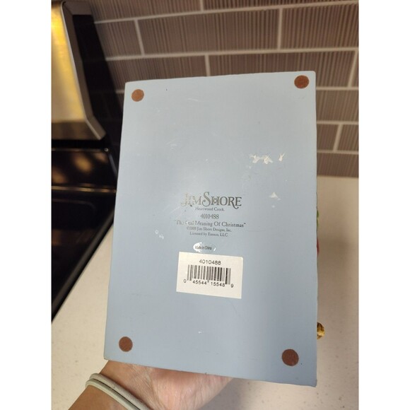 The Real Meaning of Christmas Jim Shore 4010488 Santa Jesus 2008 Heartwood Creek - Picture 5 of 6